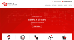 Desktop Screenshot of elektro-beckers.de